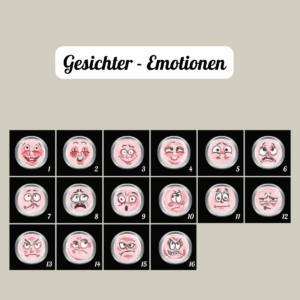 Emotionen Gesichter