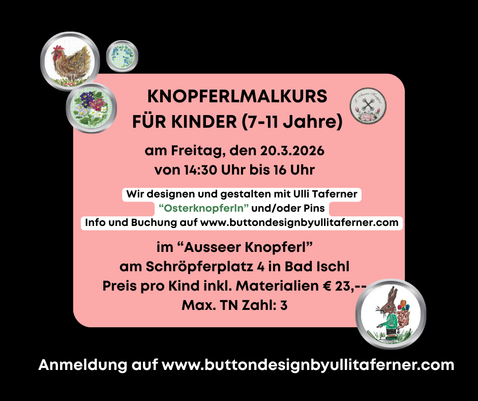 "KI13", 20.3.2026 Knopferlmalkurs für Kinder "Ostern"
